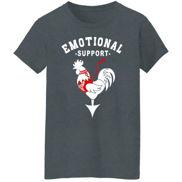 Emotional Support Cock Ladies Cotton Tee