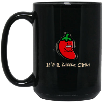 Little Chili  Black Mug 15oz (2-sided)