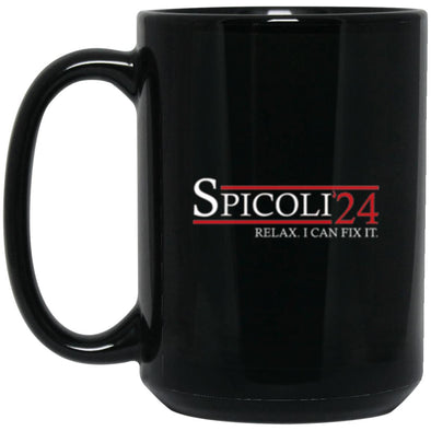 Spicoli 2024  Black Mug 15oz (2-sided)