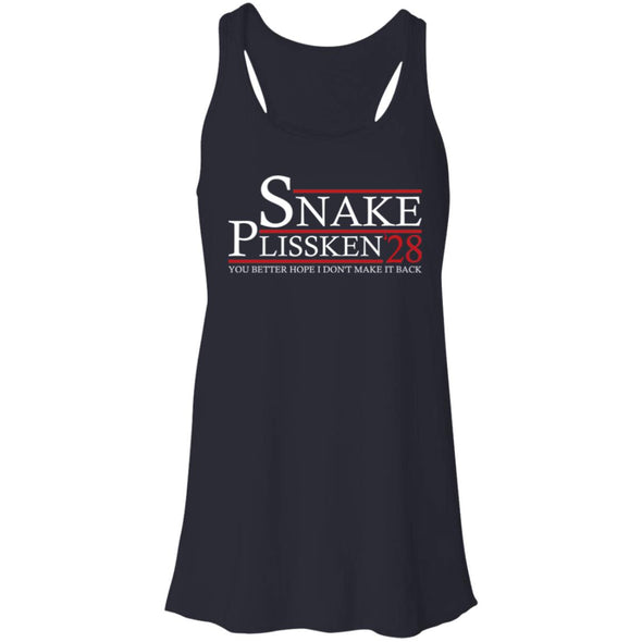 Snake Plissken 28 Flowy Racerback Tank