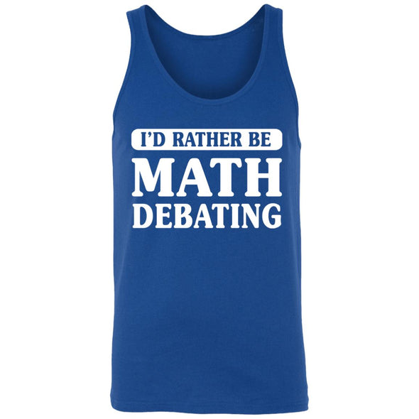 Math Debate Tank Top