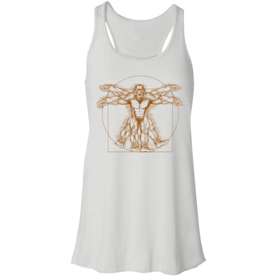 Vitruvian Bigfoot Flowy Racerback Tank