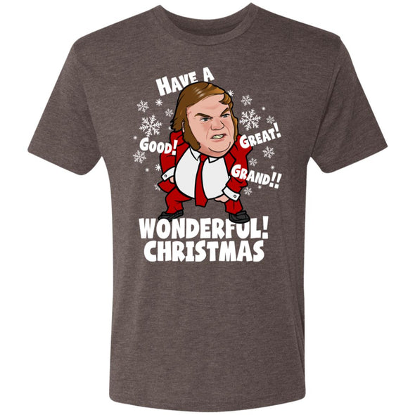 Good Great Grand Wonderful Christmas Premium Triblend Tee