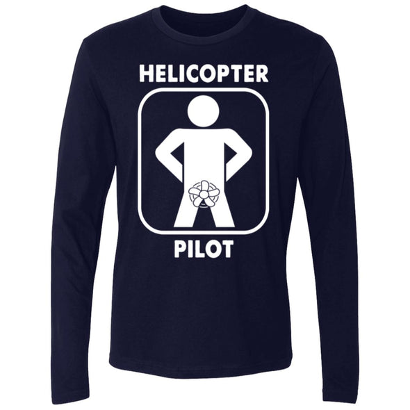 Helicopter Pilot Premium Long Sleeve