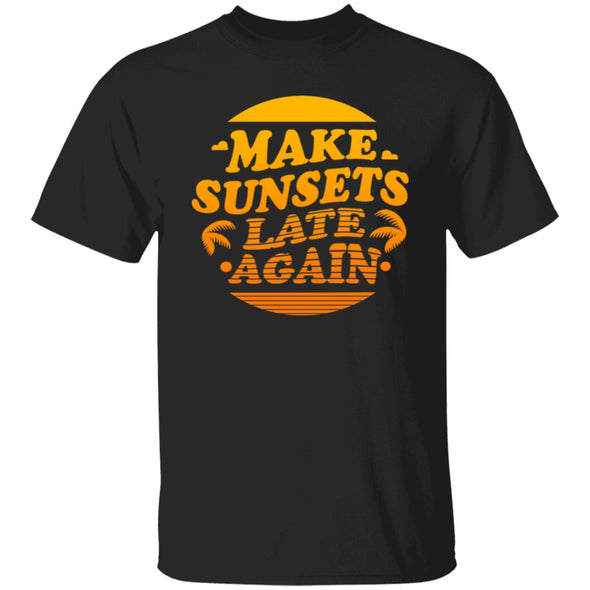 Make Sunsets Late Again Cotton Tee