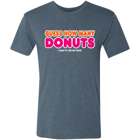 How Many Donuts? Premium Triblend Tee