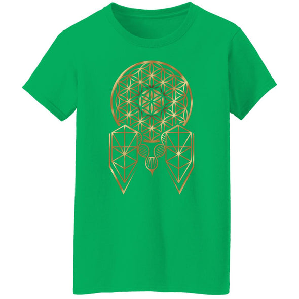 OM Sacred Geometry Ladies Cotton Tee