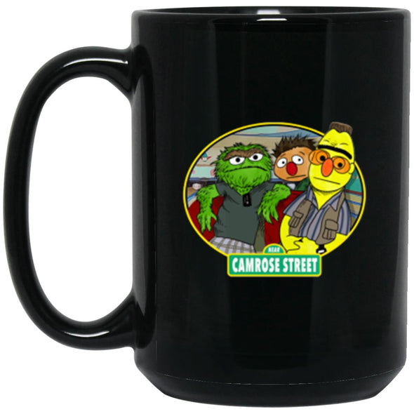 Camrose Street Black Mug 15oz (2-sided)