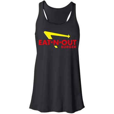 Eat-N-Out Burger  Flowy Racerback Tank