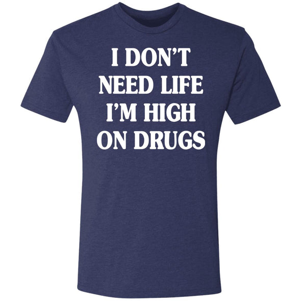 High on Drugs Premium Triblend Tee