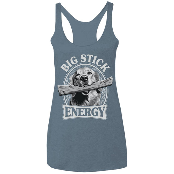 Big Stick Energy Ladies Racerback Tank