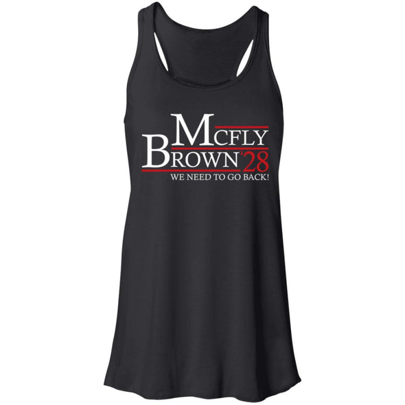 McFly Brown 28 Flowy Racerback Tank