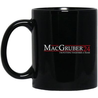 MacGruber 24 Black Mug 11oz (2-sided)