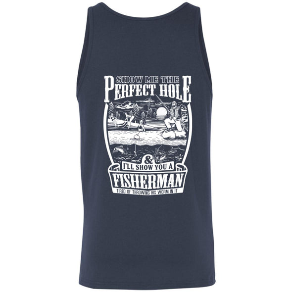 Perfect Fishing Hole Tank Top (BACK PRINT)