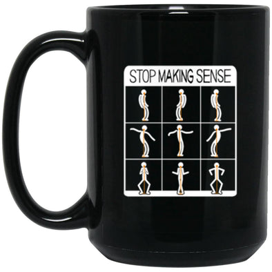 Stop Making Sense Black Mug 15oz (2-sided)