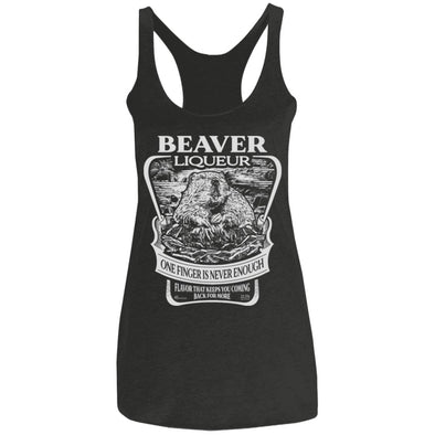 Beaver Liqueur Vintage Ladies Racerback Tank