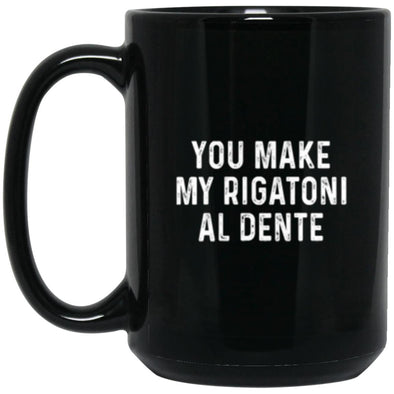 Al Dente Black Mug 15oz (2-sided)