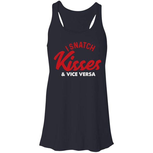 Snatch Kisses Flowy Racerback Tank