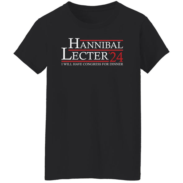 Hannibal Lecter 24 Ladies Cotton Tee