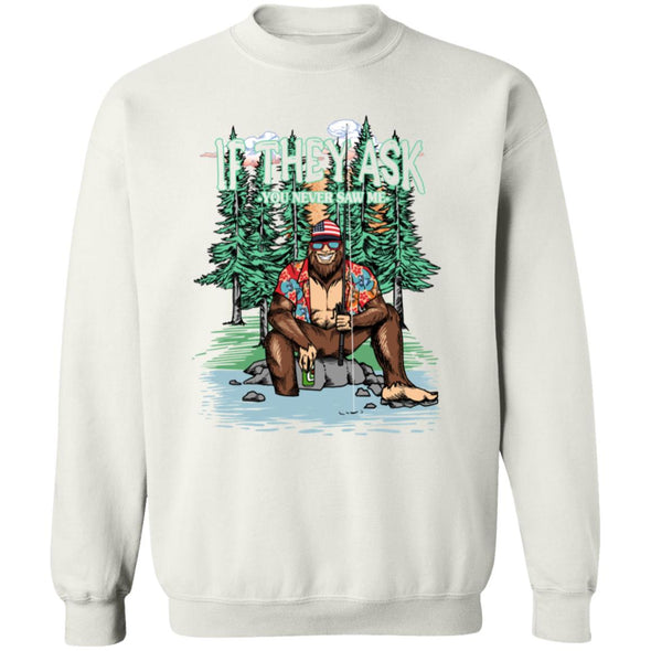 Bigfoot Fishing Crewneck Sweatshirt