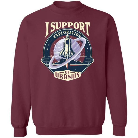 Exploration Of Uranus Crewneck Sweatshirt