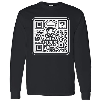 Mario QR Code Long Sleeve