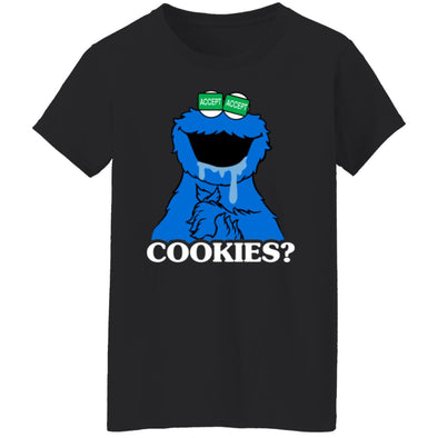 Accept Cookies Ladies Cotton Tee