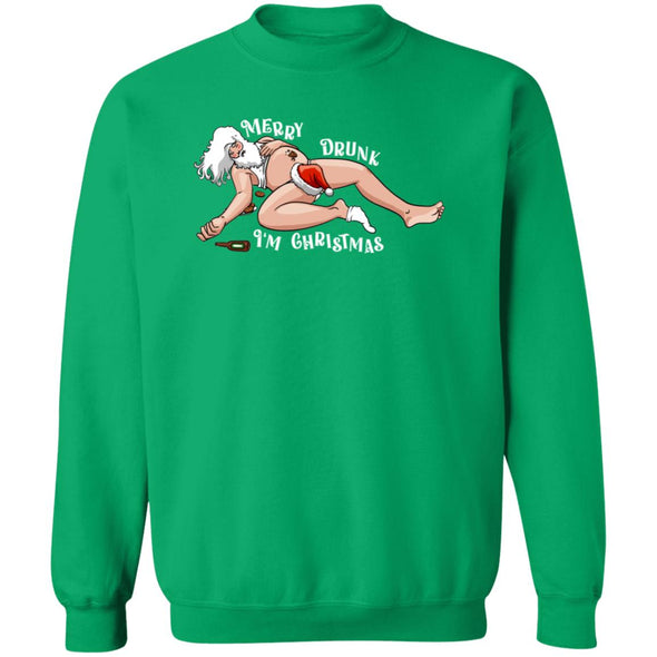 Merry Drunk Christmas Crewneck Sweatshirt