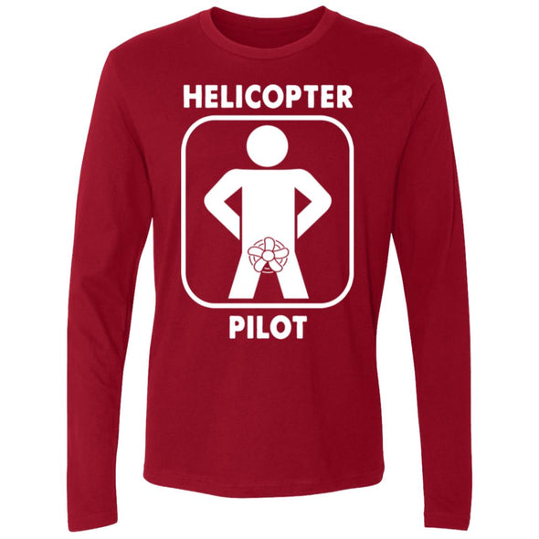 Helicopter Pilot Premium Long Sleeve