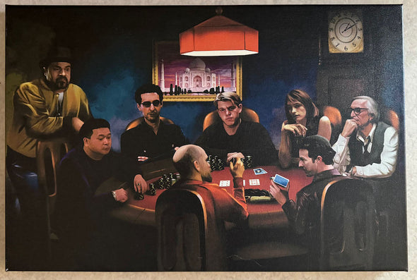 Rounders Poker Canvas 8x12