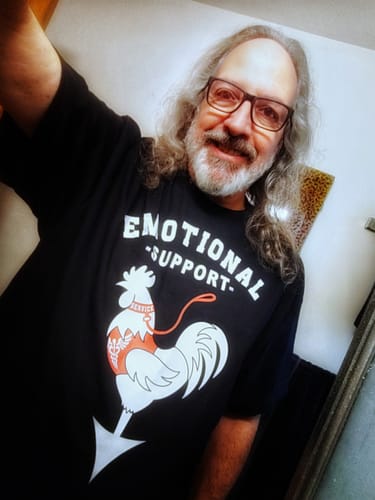 Emotional Support Cock Cotton Tee