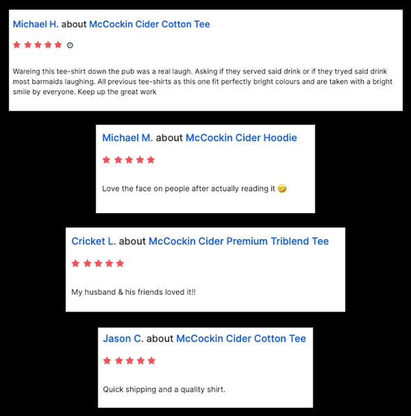 McCockin Cider Premium Triblend Tee