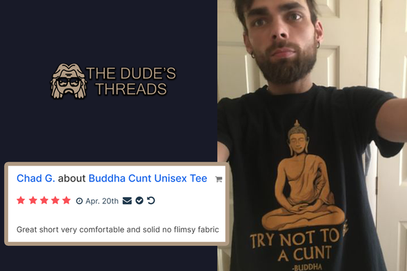 Buddha Cunt Premium Triblend Tee
