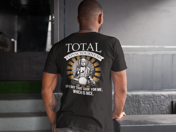 Total Consciousness Cotton Tee (Back Print)