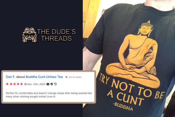 Buddha Cunt Cotton Tee