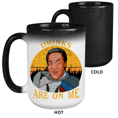 Drinks On Me 15 oz. Color Changing Mug