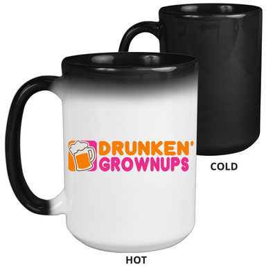 Drunken Grownups 15 oz. Color Changing Mug