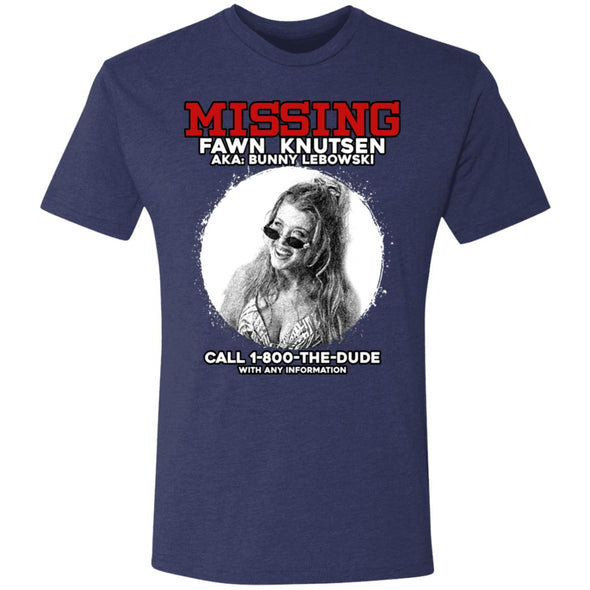 Bunny Missing Person Premium Triblend Tee