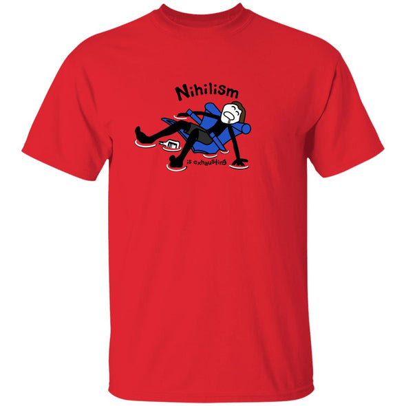 Nihilism is exhausting Cotton Tee