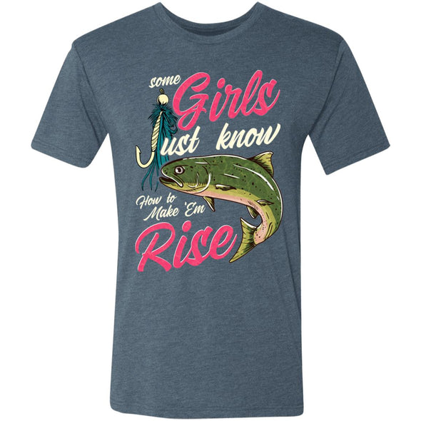 Girls Make Em' Rise Premium Triblend Tee