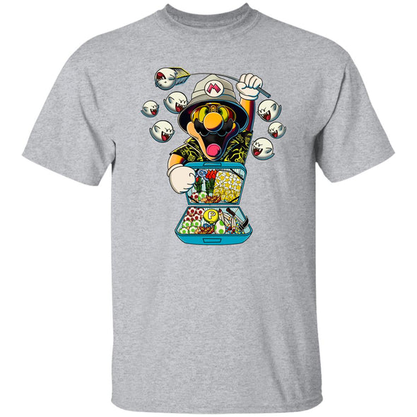 Fear and Loathing in Mushroom Kingdom Cotton Tee