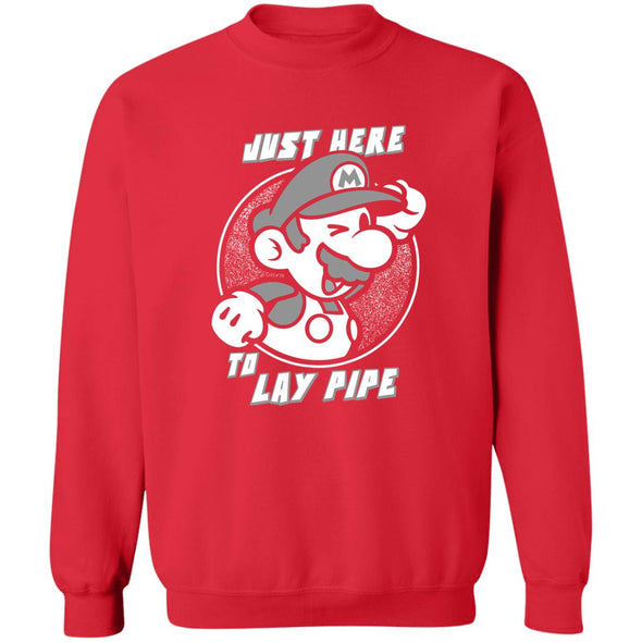 Mario Lay Pipe Crewneck Sweatshirt