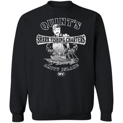 Quint's Shark Charters Crewneck Sweatshirt