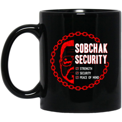 Sobchak Security Black Mug 11oz (2-sided)