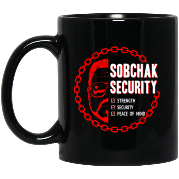 Sobchak Security Black Mug 11oz (2-sided)