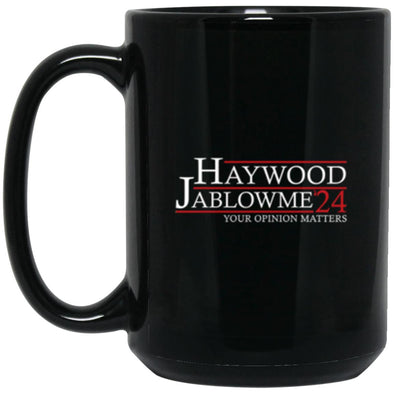 Haywood Jablowme 24 Black Mug 15oz (2-sided)