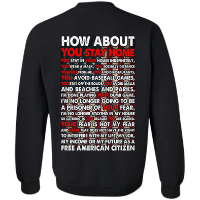 Free American Citizen Crewneck Sweatshirt