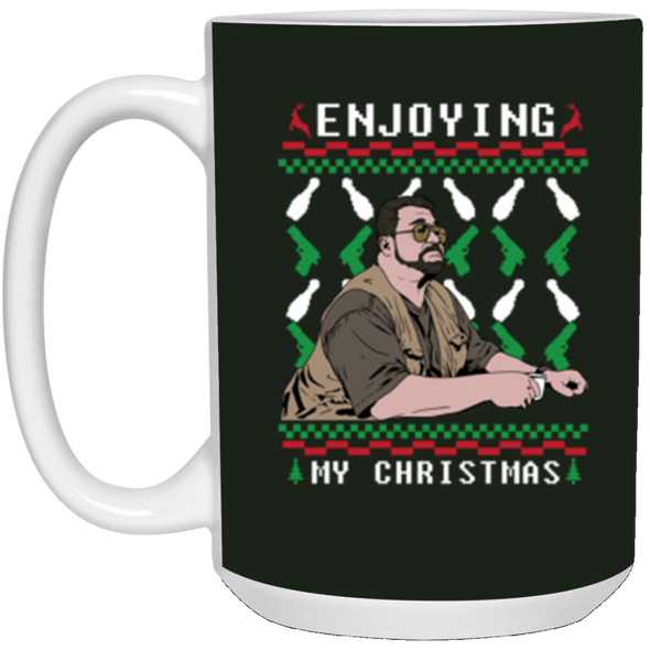 Enjoying My Christmas White Mug 15oz (2-sided)