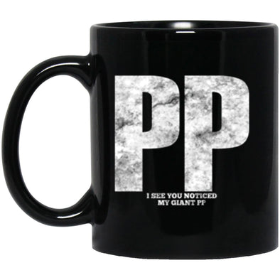 Big PP Black Mug 11oz (2-sided)