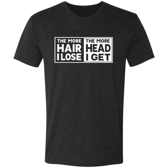 Less Hair, More Head Premium Triblend Tee